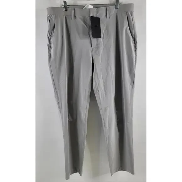 Fabletics The Only Pant Men’s XL Performance Stretch Pants Tan NWT List $89.95 - Picture 6 of 8